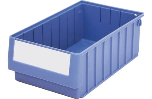 BITO bac compartimentable renforcé, bleu pigeon, profondeur 400 mm