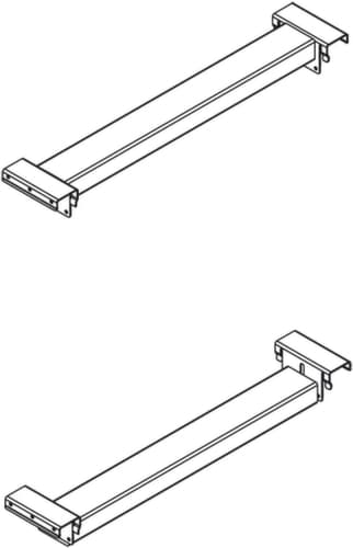 META Support en profondeur pour rayonnage à palettes, profondeur 1100 mm