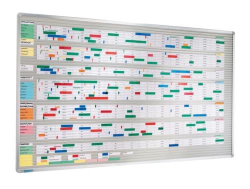 EICHNER Tableau de planification avec rails, hauteur x largeur 940 x 1000 mm