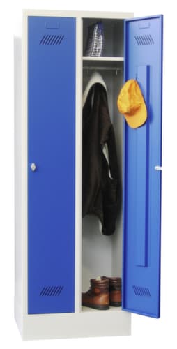 PAVOY Armoire vestiaire Basis avec 2 compartiments, largeur de compartiment 300 mm