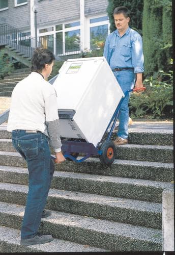 Rollcart Diable pour appareils, force 250 kg, caoutchouc plein bandage