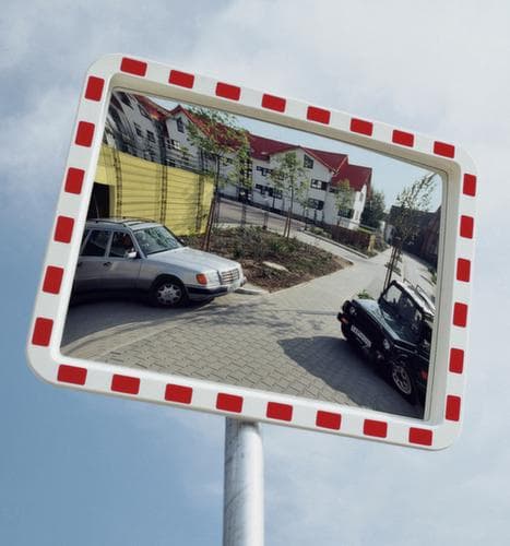 Miroir routier rectangulaire