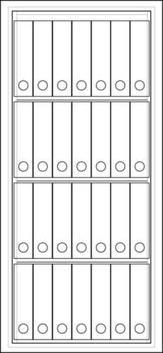 Format Tresorbau Armoire coupe-feu niveau de sécurité VdS 1/S 60 P