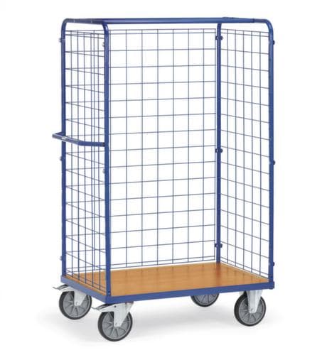 fetra Chariot de transport de colis avec parois grillagées