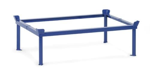 fetra Cadre d'empilage pour châssis de palettes, plateau longueur x largeur 810 x 610 mm, hauteur 140 mm