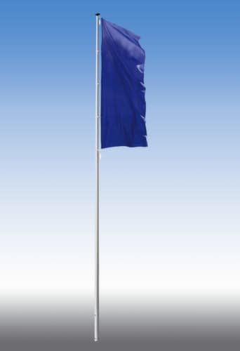 Drapeau et mât conique avec dispositif de hissage