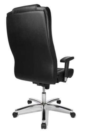 Topstar Fauteuil pivotant Chairman 10, revêtement cuir, noir