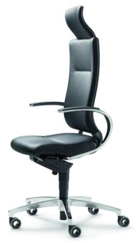 Dauphin Chaise de bureau pivotant InTouch avec dossier en plastique