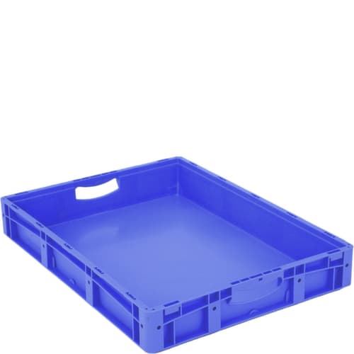 Bac gerbable norme Europe de grand volume, bleu, capacité 43 l