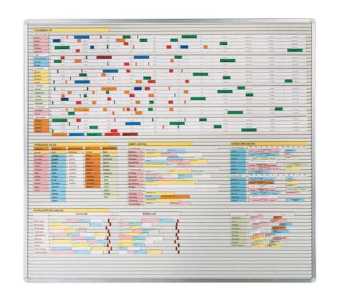 EICHNER Tableau de planification avec rails, hauteur x largeur 940 x 1000 mm