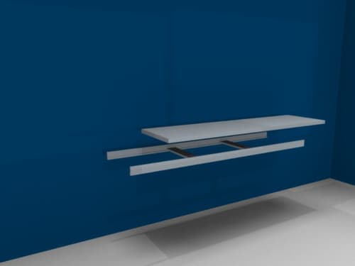hofe Tablette pour rayonnage grande largeur, largeur x profondeur 2250 x 600 mm