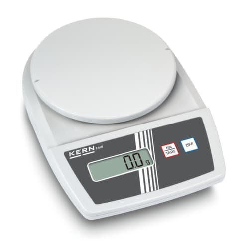 KERN Balance de table compacte avec une capacité de pesage allant jusqu'à 12 kg, plage de pesage 0 - 0,2 kg