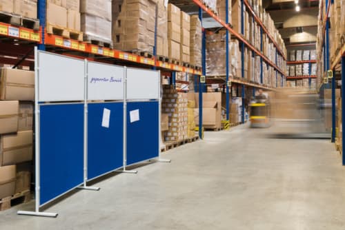 Franken 2 roulettes pivotantes avec frein pour paroi démontable
