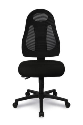 Topstar Siège de bureau pivotant Free Art, Dossier maille, noir