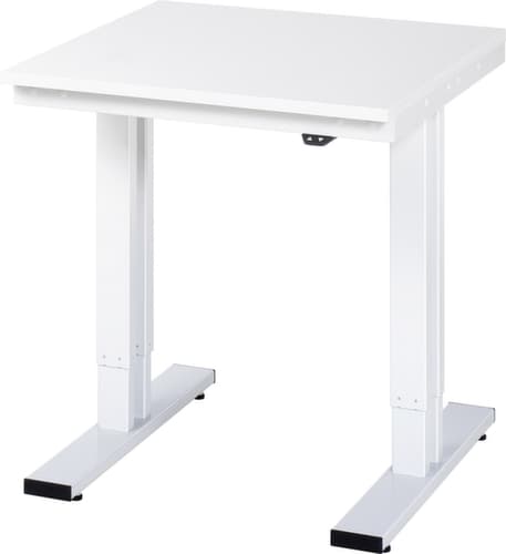 RAU Établi à hauteur réglable électriquement adlatus 300, RAL7035 gris clair