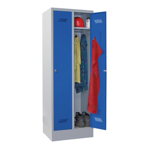 PAVOY Armoire vestiaire Basis avec 2 compartiments, largeur de compartiment 300 mm