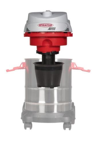 Aspirateur à eau et à sec ARTOS avec système de séparation de l'eau par cyclone, puissance 1200 W, largeur de travail 360 mm