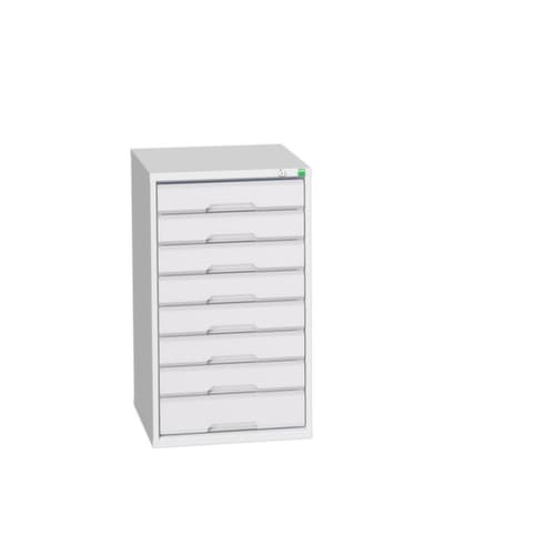 bott Armoire à tiroirs verso, 8 tiroir(s), RAL7035 gris clair/RAL7035 gris clair