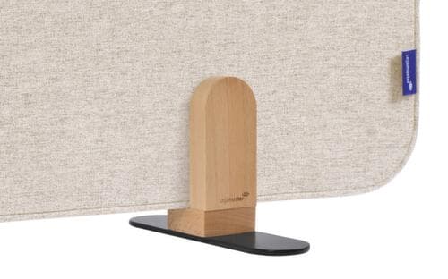 Legamaster Cloison de table insonorisante ELEMENTS, hauteur x largeur 600 x 1200 mm, paroi beige