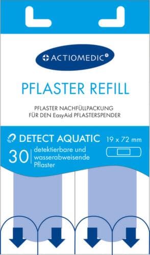 Remplissage de rechange EasyAid DETECT AQUATIC pour distributeur de pansements