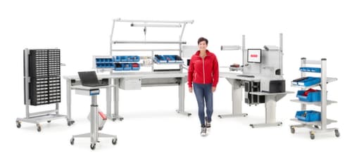 Treston Tablette inclinée pour poste de travail, largeur x profondeur 660 x 400 mm