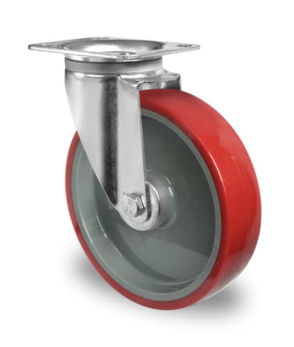 Cascoo Roulette pivotante, force 150 kg, polyamide bandage