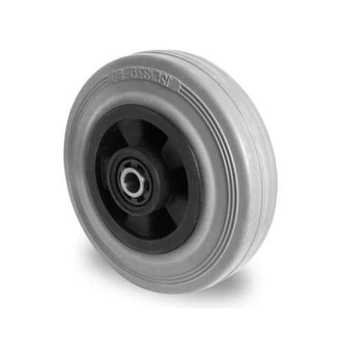 Cascoo Roue encastrable, force 205 kg, caoutchouc plein bandage