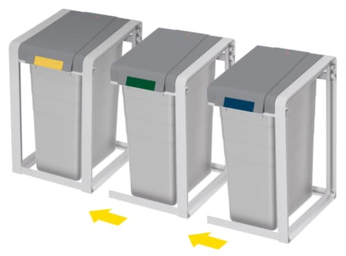 Hailo Collecteur de déchets ProfiLine ÖKO XL, 1 x 38 l