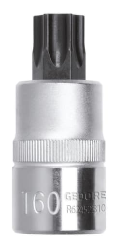 GEDORE RED R62451610 Embout de vissage 1/2" TX T30 Longueur 55 mm