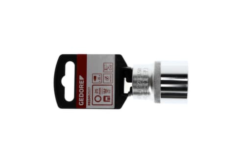 GEDORE RED R61002507 Douille 1/2" 6 pans 25 mm Longueur 42 mm