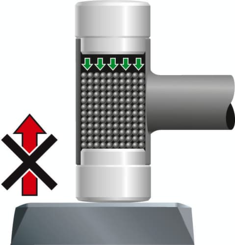 GEDORE 248 H-60 Marteau de protection sans rebond Ø 60 mm