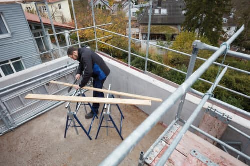 Brennenstuhl tréteau de chantier à hauteur réglable, force 160 kg, acier