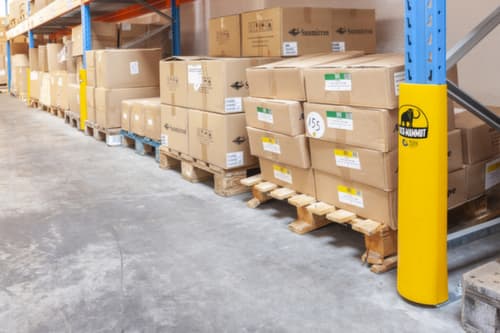 a.m.p.e.r.e. Protection de montant de rayonnage Rack Mammut®