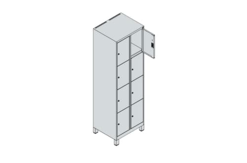 C+P armoire multicases Classic Plus, 8 compartiments
