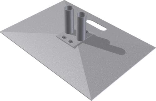 Schake Plaque de base pour clôture mobile