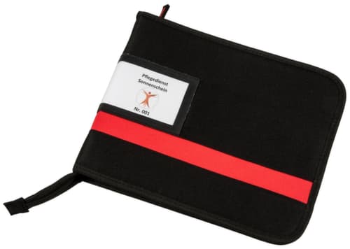 EICHNER Classeur à clés en polyester noir/rouge