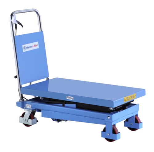 Hanselifter Table élévatrice avec entraînement manuel, 350 kg force, 910x500 mm