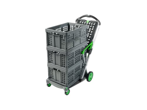 Mobile pliable CLAX, y compris boîte pliante, force 60 kg, 2 plateaux