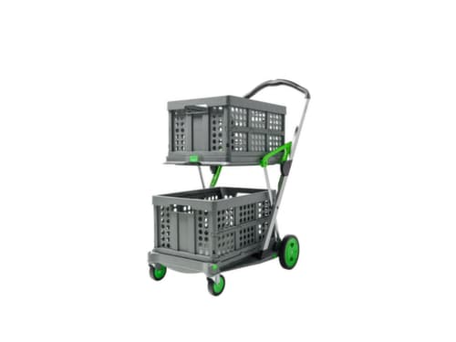 Mobile pliable CLAX, y compris boîte pliante, force 60 kg, 2 plateaux
