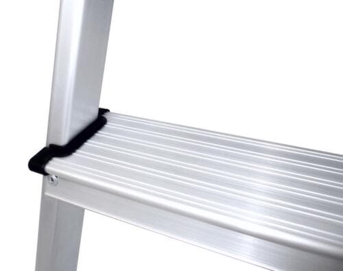 UDOBÄR escabeau en aluminium avec bac, 4 marches profilées