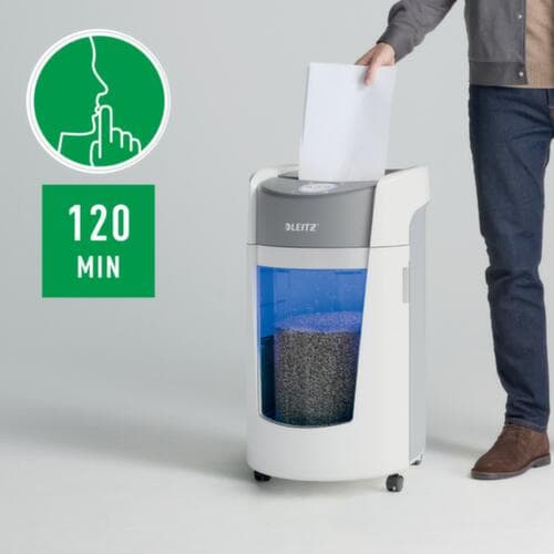 Leitz Destructeur de documents IQ OptiMax, micro 2x15 mm