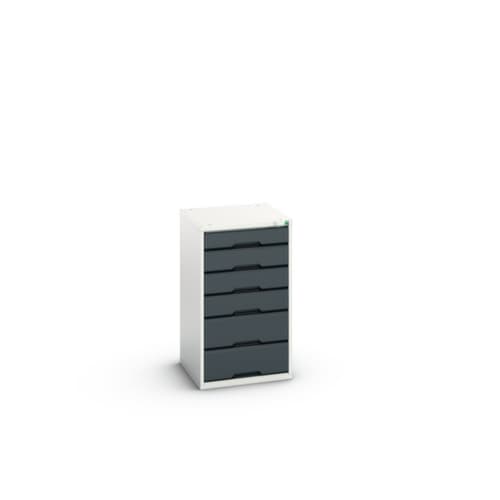 bott Armoire à tiroirs verso, 6 tiroir(s), RAL7035 gris clair/RAL7016 gris anthracite