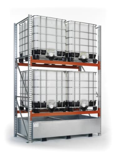 META Rayonnage à palettes MULTIPAL pour 54 palettes, largeur 20875 mm, 3 niveaux de stockage