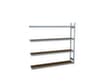 hofe Rayonnage grande largeur avec tablettes en bois