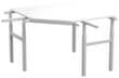 Treston Angle de liaison, largeur x profondeur 1100 x 700 mm, plaque RAL7035 gris clair