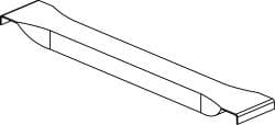 META Barre de profondeur pour rack à palettes, profondeur 800 mm
