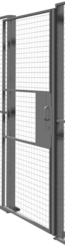 TROAX Porte coulissante pour parois de séparation, largeur 900 mm