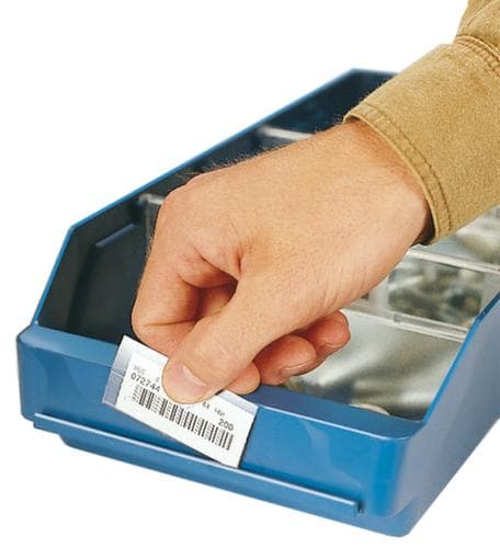 Bac compartimentable à bec, bleu, profondeur 600 mm