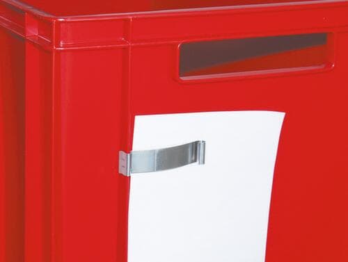 Conteneurs gerbables Euronorm Basic à fond nervuré renforcé, bleu, capacité 13 l