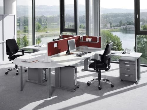 Nowy Styl Table de rallonge ronde E10 pour bureau